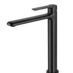 Grifo de lavabo Baho Aura caño alto negro mate