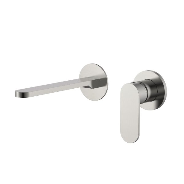Grifo de lavabo empotrable Baho Otto acero cepillado