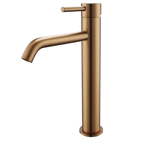 Aixeta de lavabo canó alt Baho Rondo coure