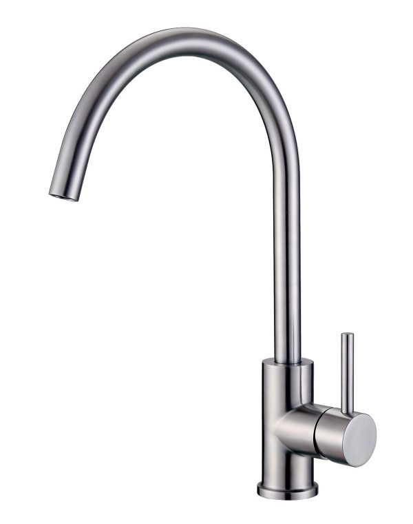 Grifo de cocina Baho Acero 1 redondo
