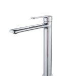 Grifo de lavabo Baho Aura caño alto cromo