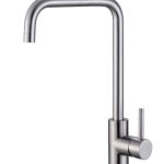 Grifo de cocina Baho Acero 2 cuadrado