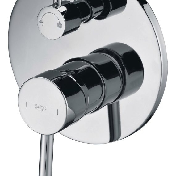 Grifo de ducha Baho Rondo empotrado 2 vias
