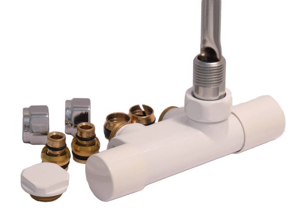 Kit Baho white single-pipe valve