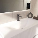 Grifo de lavabo XL Baho Plano gunmetal