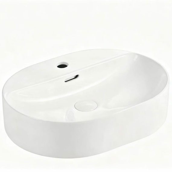 Lavabo Onaba Baho ovalado 50x38,5 blanco brillo