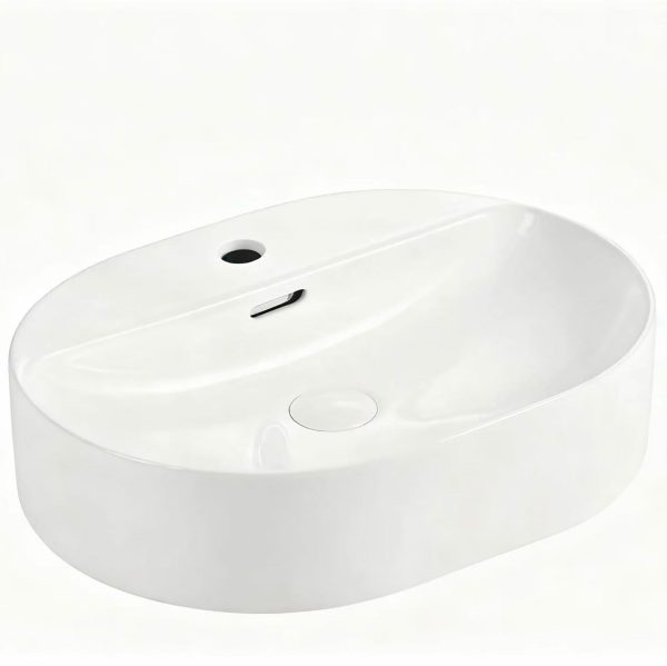 Lavabo Onaba Baho ovalado 50x38,5 blanco brillo