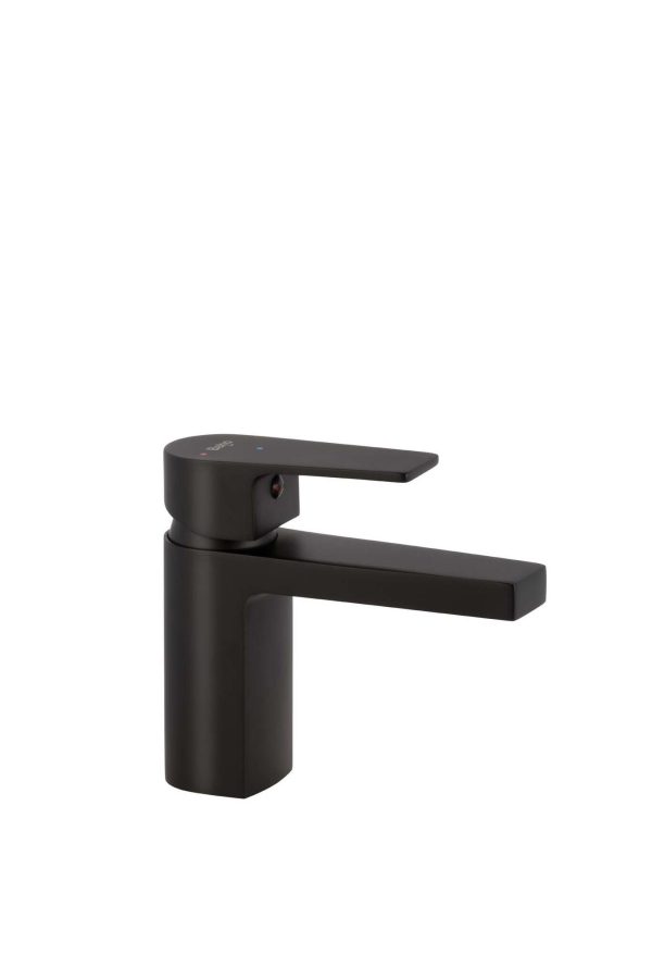 Grifo de lavabo XL Baho Plano negro