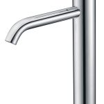 Grifo de lavabo caño alto Baho Rondo cromo