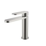 Aixeta de lavabo Baho Otto acer raspallat