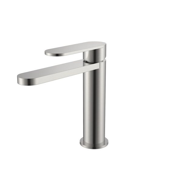 Grifo de lavabo Baho Otto acero cepillado