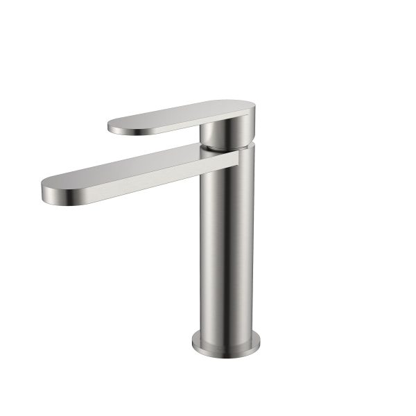 Grifo de lavabo Baho Otto acero cepillado