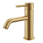 Grifo de lavabo Baho Rondo oro cepillado