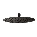 Rociador extraplano Baho Rondo negro inox 30cm