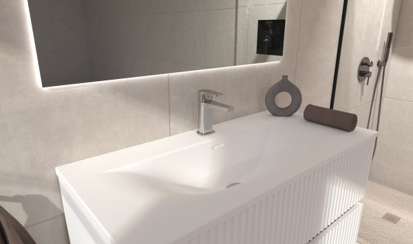 Grifo de lavabo Baho Plano cromo
