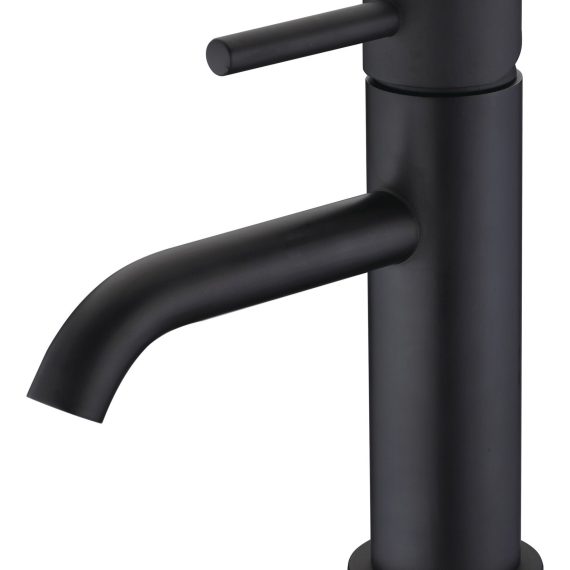 Grifo de lavabo Baho Rondo negro