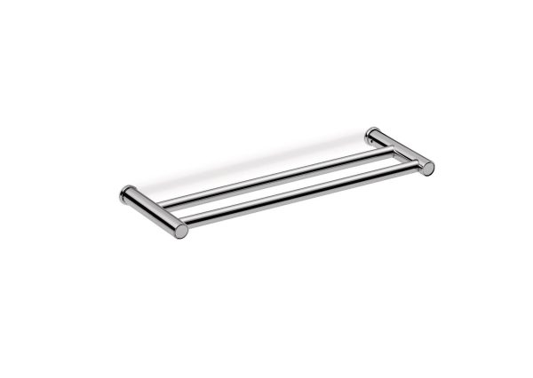 Double towel bar Baho Dott 40 cm chrome