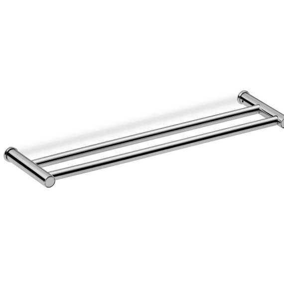 Toallero barra doble Baho Dott 50 cm cromo (atornillar)