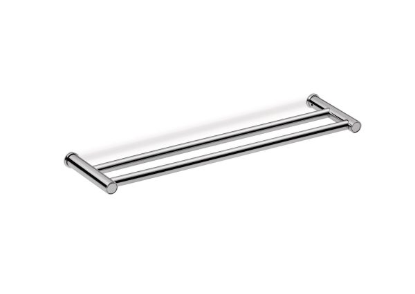 Toallero barra doble Baho Dott 50 cm cromo (atornillar)