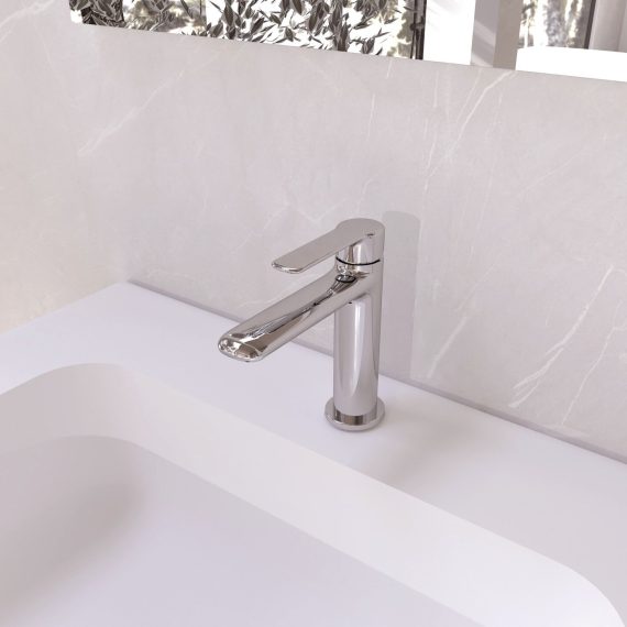 Grifo de lavabo Baho Aura cromo
