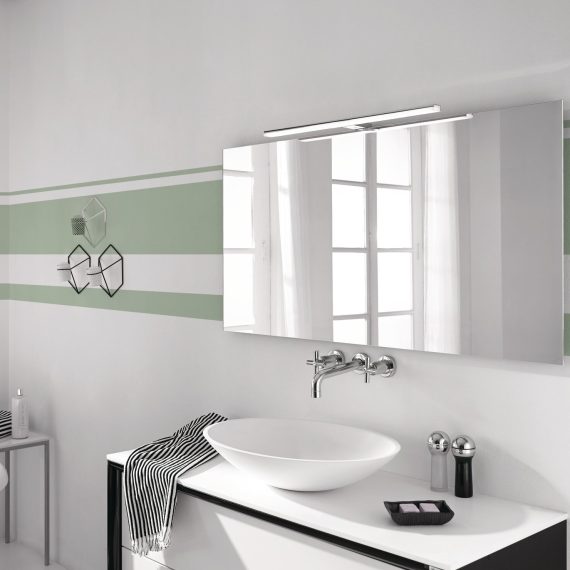 Aplique Baho Apliq 60 cm cromo