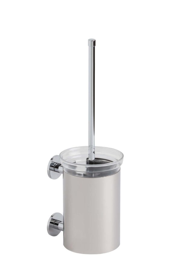 Toilet brush holder Baho Stick Round Chrome (adhesive)