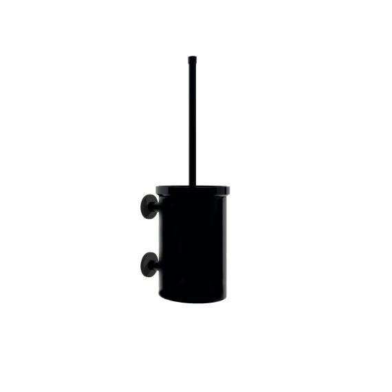 Escobillero Baho Stick Round Negro Mate (adhesivo)