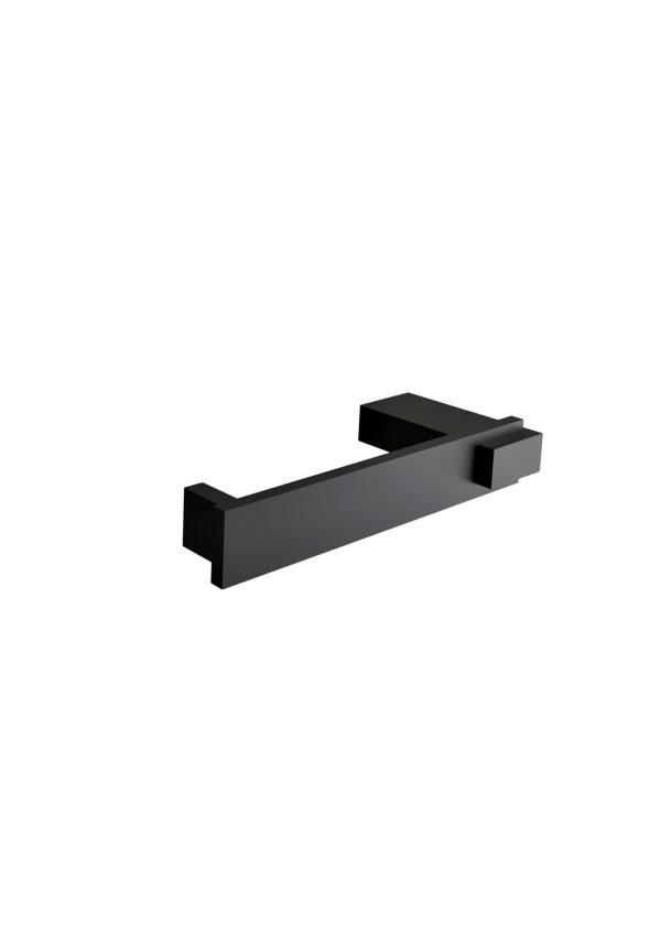 Portarrollos lateral Baho Eyra negro mate (atornillar)