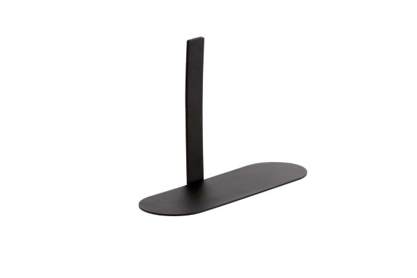 Prestatge Baho Loops negre mat (adhesiu)