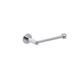 Portarrollos lateral Baho Stick Round cromo sin tapa (adhesivo)