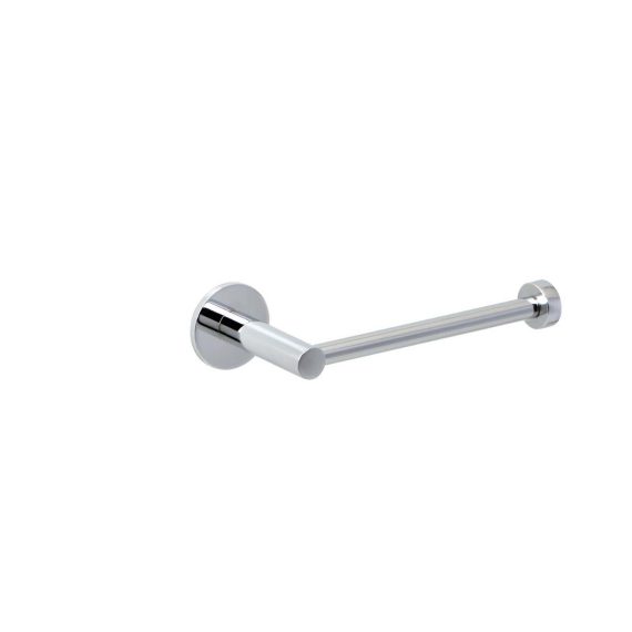 Portarrollos lateral Baho Stick Round cromo sin tapa (adhesivo)