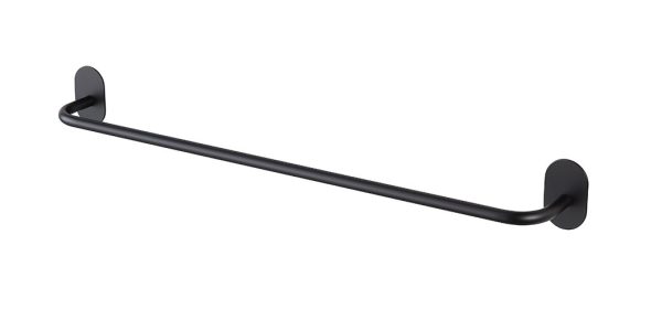 Toallero Baho Bolt negro 40cm (adhesivo 3M)