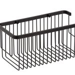 Contenedor Baho Panier para ducha frontal negro mate