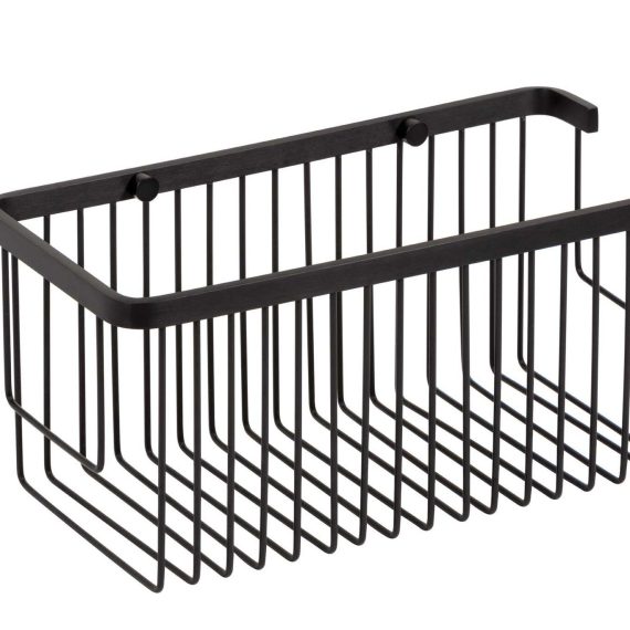 Contenedor Baho Panier para ducha frontal negro mate