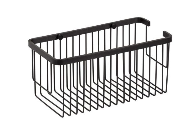 Contenedor Baho Panier para ducha frontal negro mate