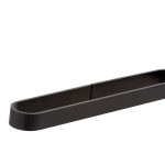 Toallero Baho Loops negro mate (adhesivo)