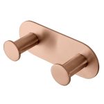 Percha doble Baho Bolt cobre (adhesivo 3M)