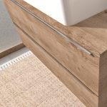 Tirador plus para mueble Baho Lucca alumino mate 100 cm
