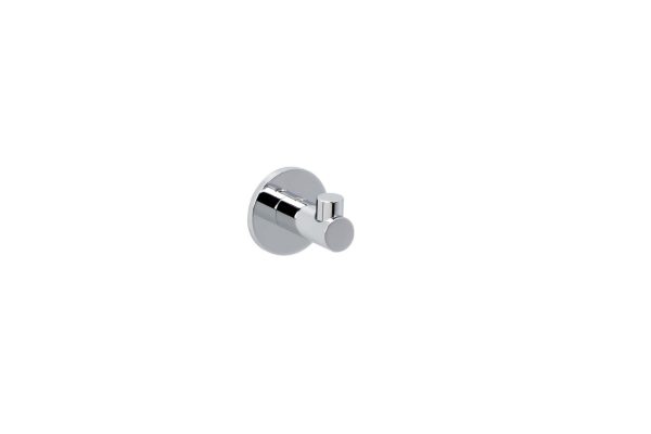 Percha Baho Stick Round Cromo (adhesivo)