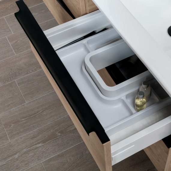 Tirador plus para mueble Baho Lucca negro 20 cm