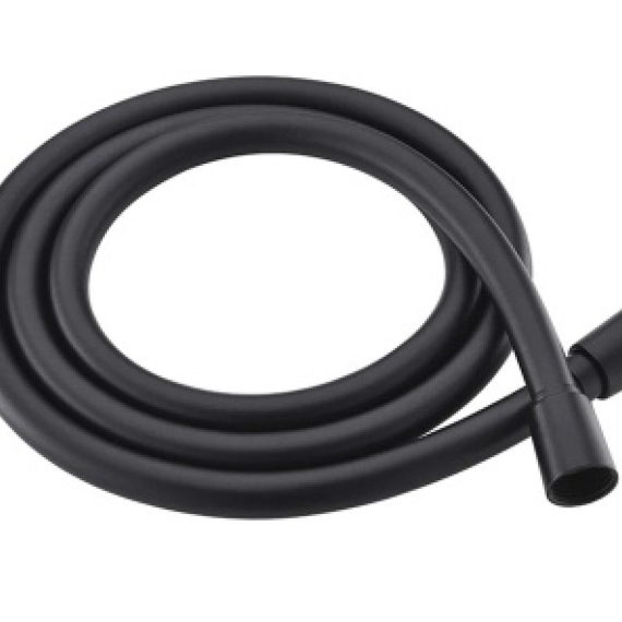Pz. Flexo Baho pvc negro 1.8m