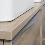 Tirador para mueble Baho Lucca aluminio mate 20 cm