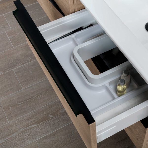 Tirador Baho para mueble Lucca negro 30 cm