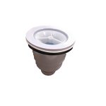 Pz. Baho valvula para plato de ducha de 90mm salida vertical