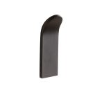 Percha Baho Loops negro mate (adhesivo)