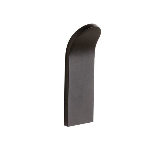 Percha Baho Loops negro mate (adhesivo)