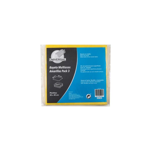 Pack 3 St. Barbosa Allzwecktücher gelb