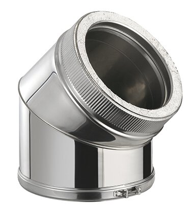 Pz.Bofill codo 45º doble pared diam. 200