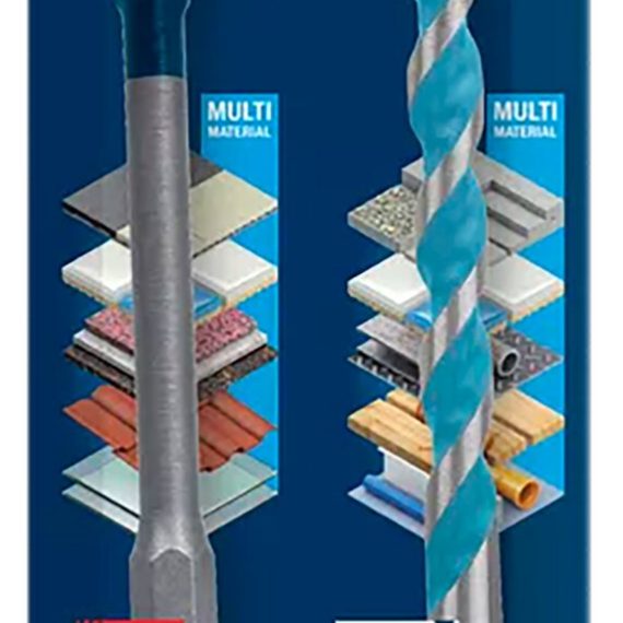 Pz. Bosch Conjunto de brocas expert hex-9 hard ceramic y hex-9 multi construction Ø 6mm