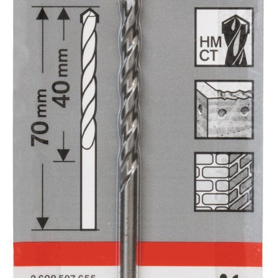Pz.broca Bosch cyl-3 piedra 3x40x70
